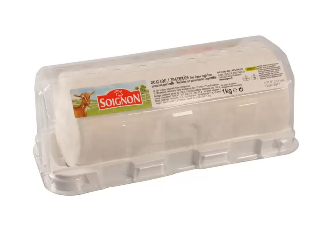 Soignon Goat Cheese Log, 1kg